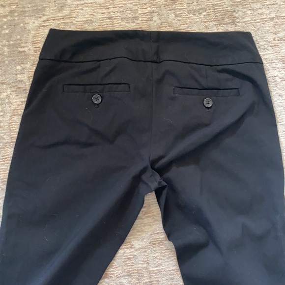 The Limited black stretch leather seam pants sz 0 - Picture 6 of 8
